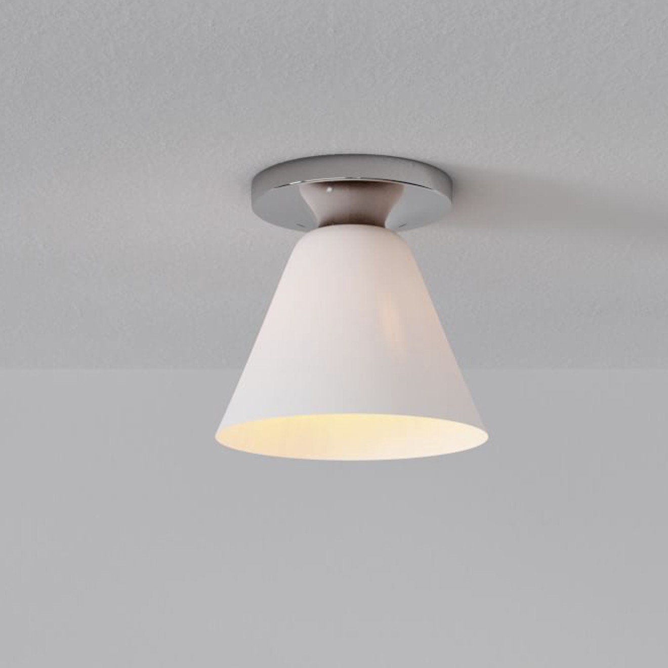 Conica Cone Flush Mount – Glass Ceiling Light for Modern Spaces K1396
