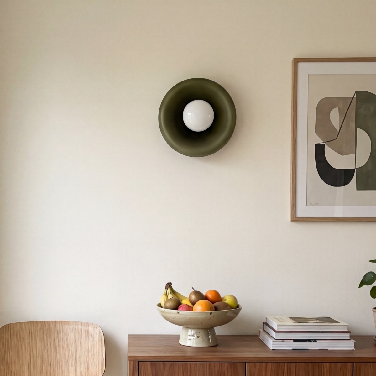 Zerune Colorful Art Donut Wall Light - Modern Artistic Lighting for Hallway K2397