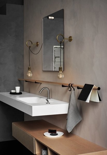 Loop Minimalist Wall Light With Wall Socket