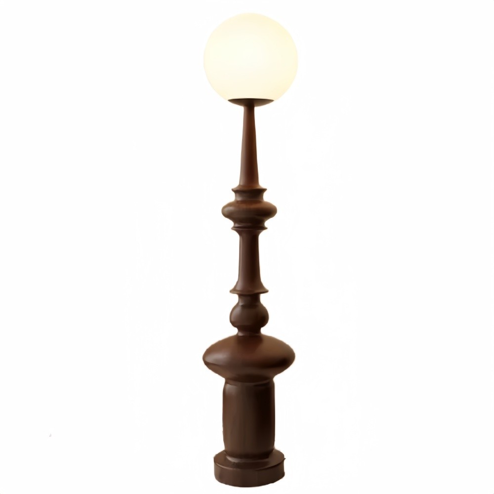Retro Creative Roman Chess Column Floor Lamp K163
