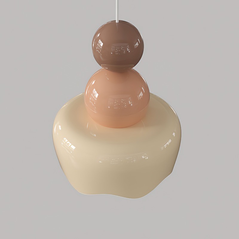 Cream Sunny Rain Doll Resin Pendant Light K146