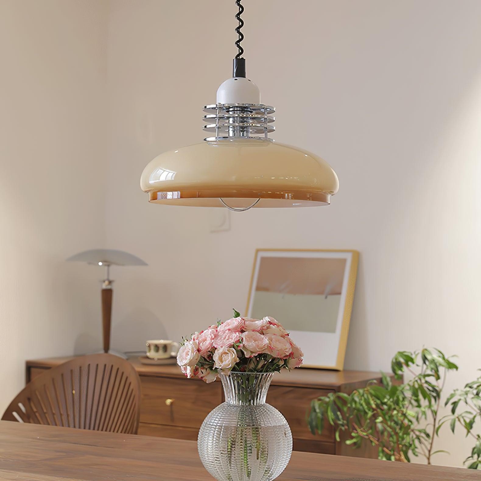 Nordic Cream Retractable Pendant Lamp K759