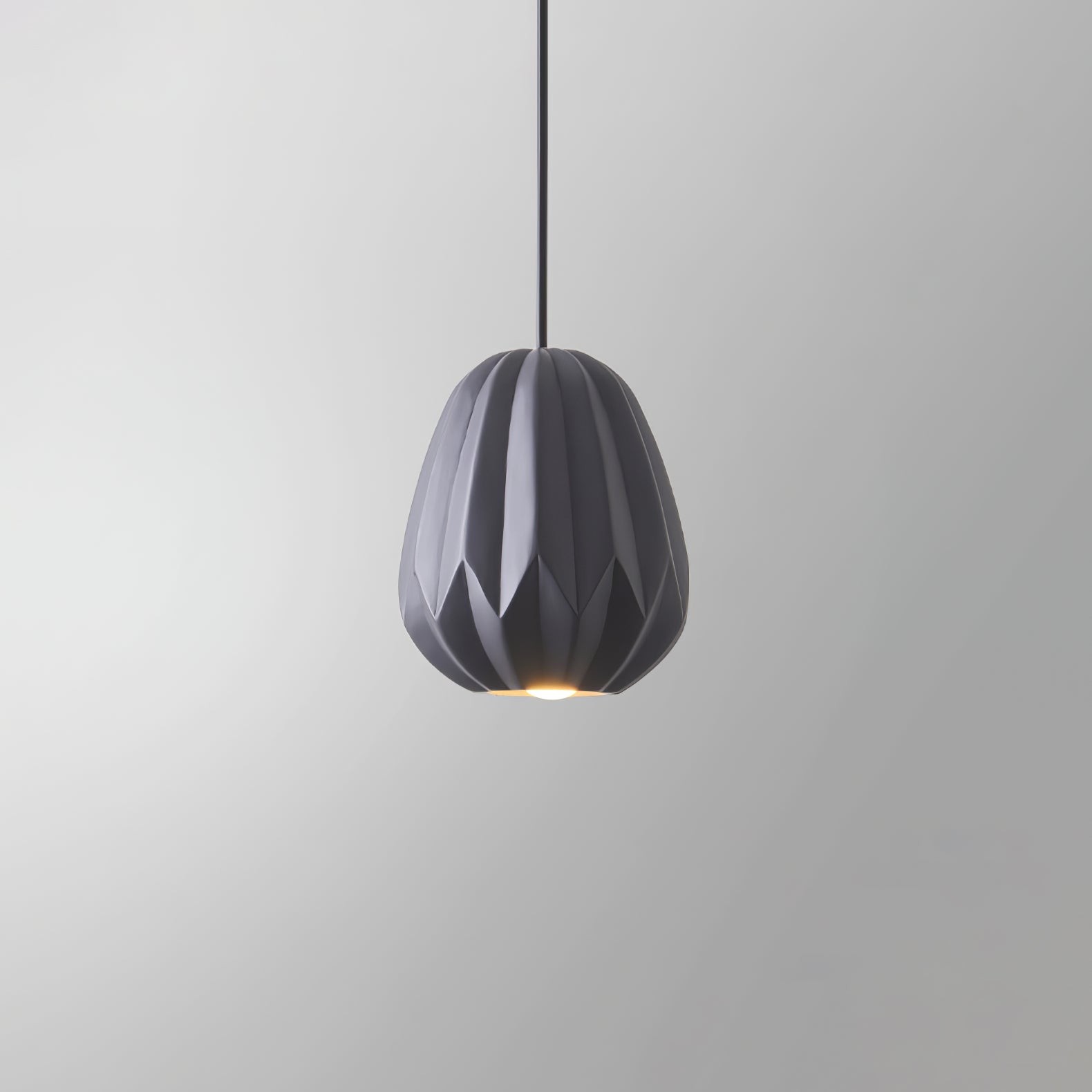 Papaya Resin Pendant Lamp K1064