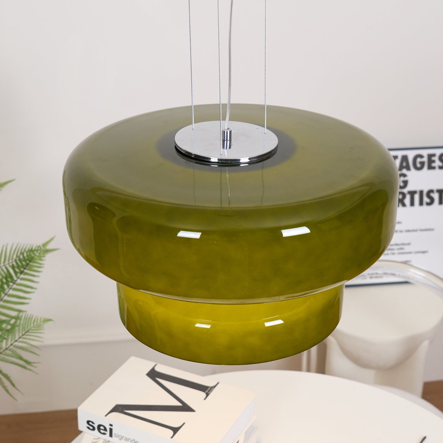 Bohemian Style Minimalist Glass Pendant Lamp K266