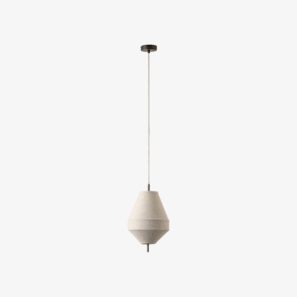 Zalen Decorative Fabric Pendant Light For Bedroom And Dining Room K1684