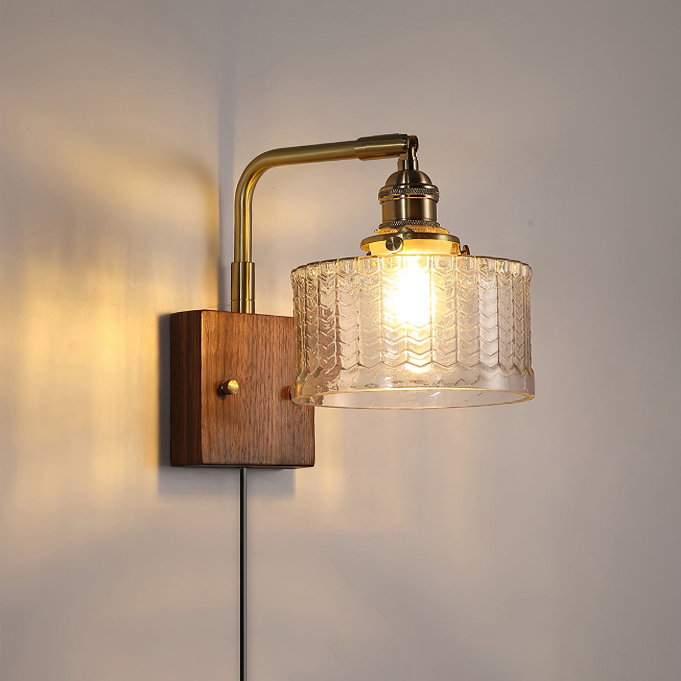 Vintage Plug In Wall Lamp for Bedroom K303