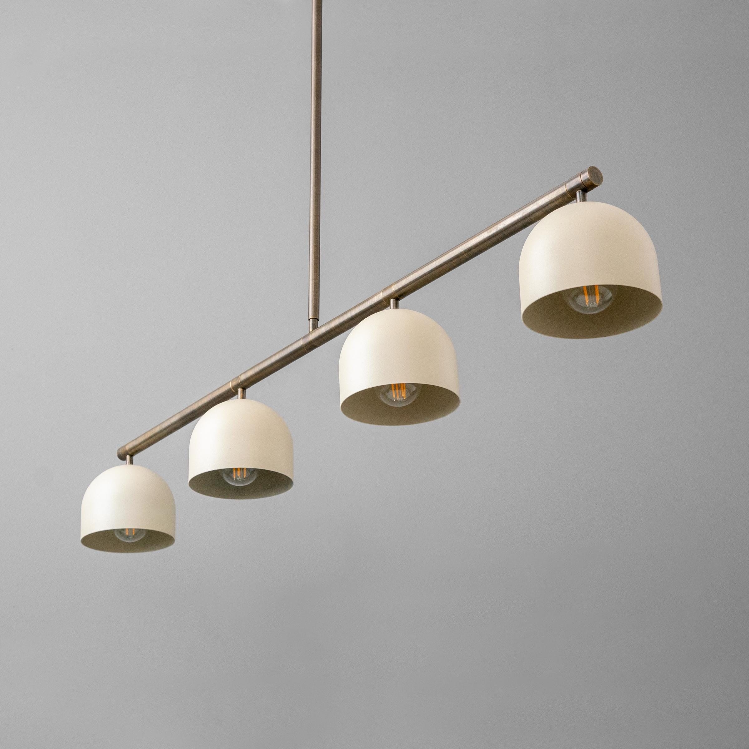 Modern Strip 4-Light Chandelier For Kitchen Island K899