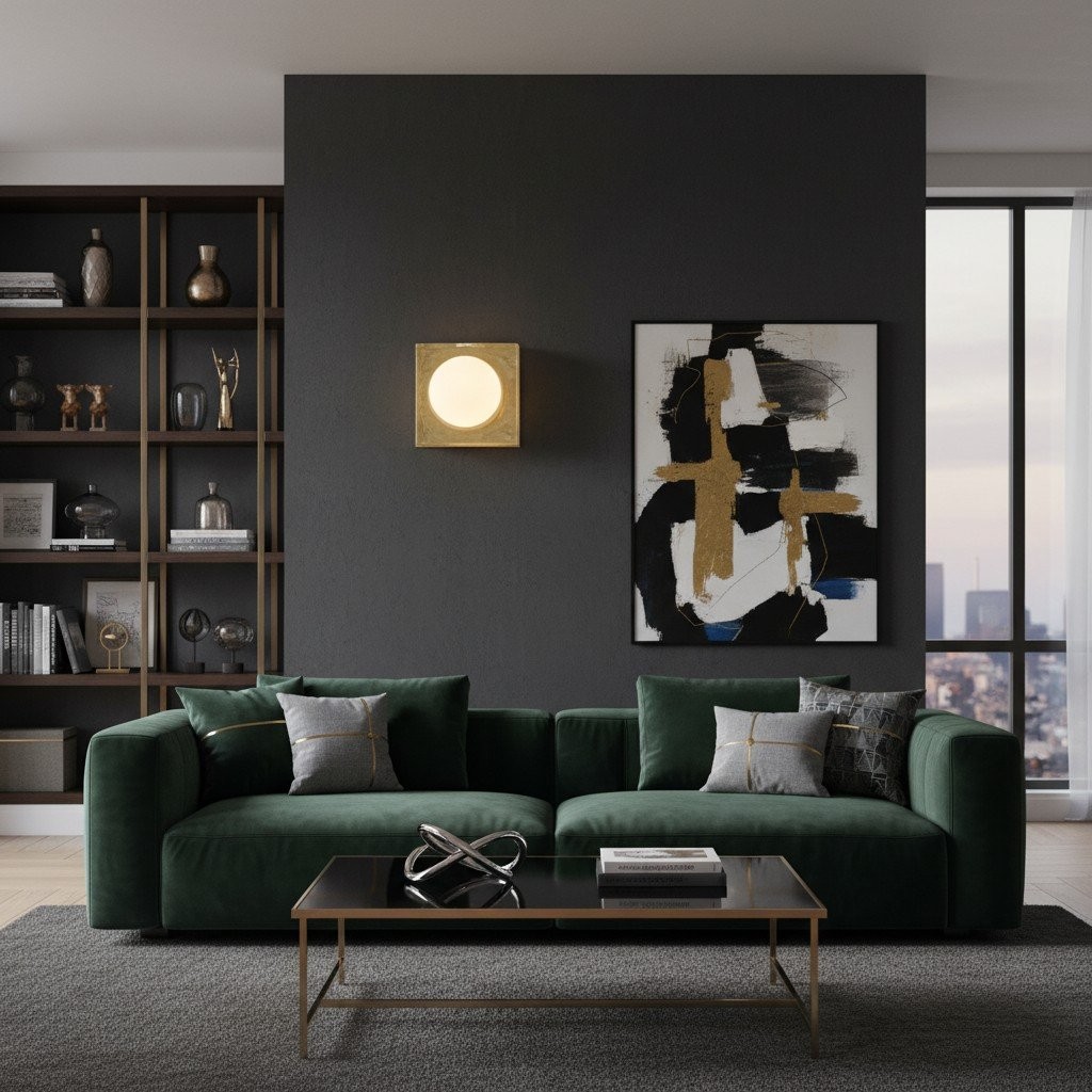 Vellaro Minimalist Round or Square Wall Light - Stylish Lighting for Kitchen and Office K1646