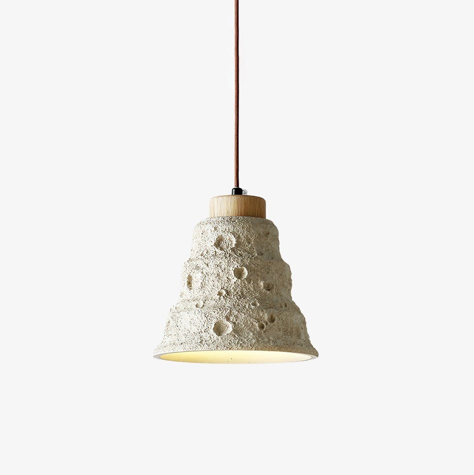 Japanese Wabi Sabi Cement Bell Shape Pendant Light K877