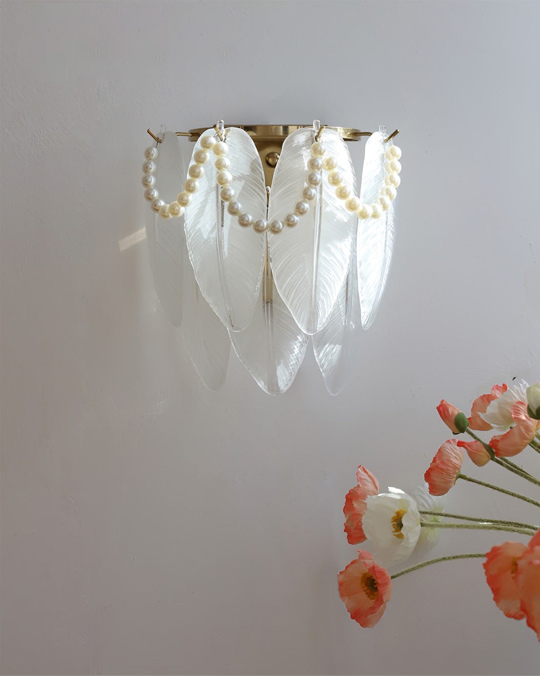 Feather Pearl Wall Lamp K1020