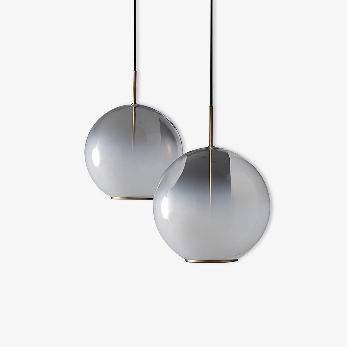 Simple Sphere Drop Gradient Glass Pendant Light K702