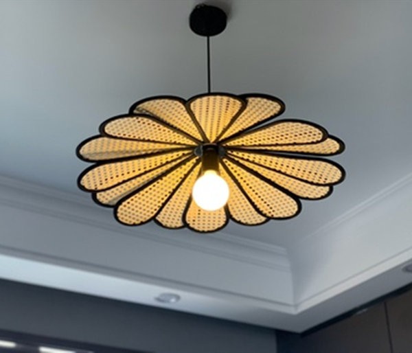 Japanese Rattan Pendant Light