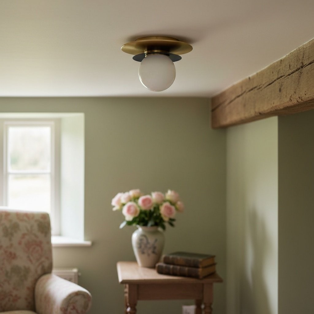 Artivo Globe Ceiling Light – Modern Nordic Design For Bathroom or Hallway K1423