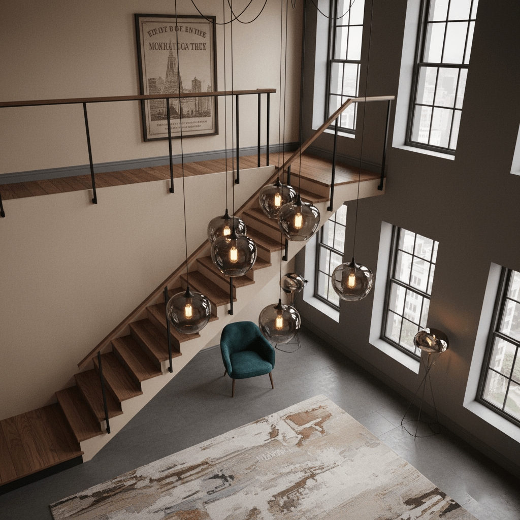Bottle Pendant Light D363