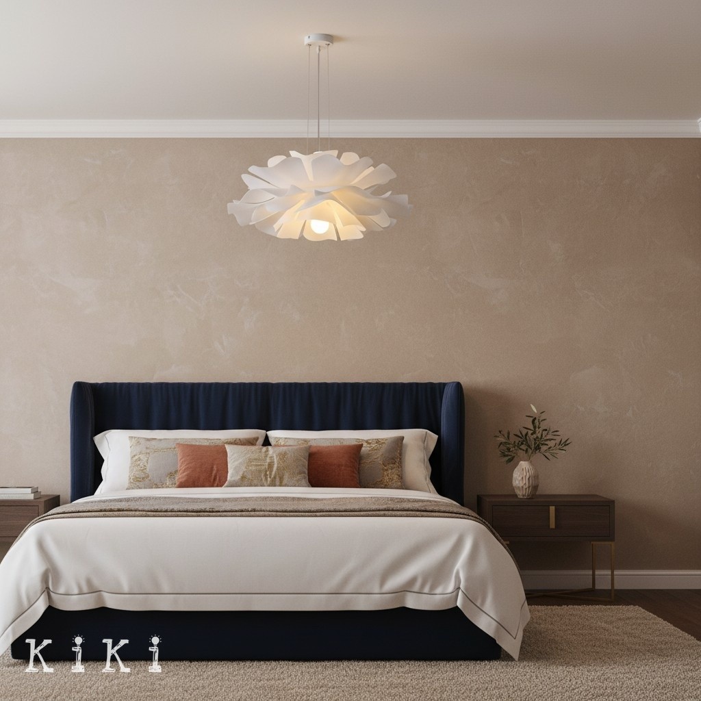 Elegant Flower Pendant Lamp - Modern Lighting for Dining Room and Living Area