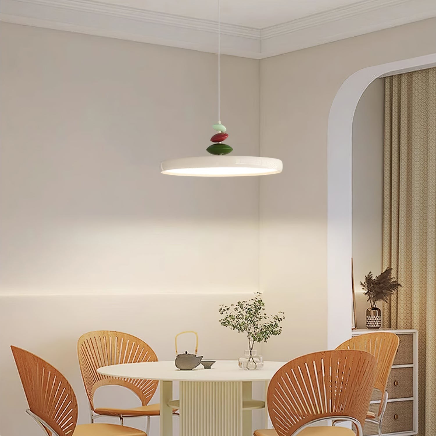 Nordic UFO Colorful LED Pendant Light K784