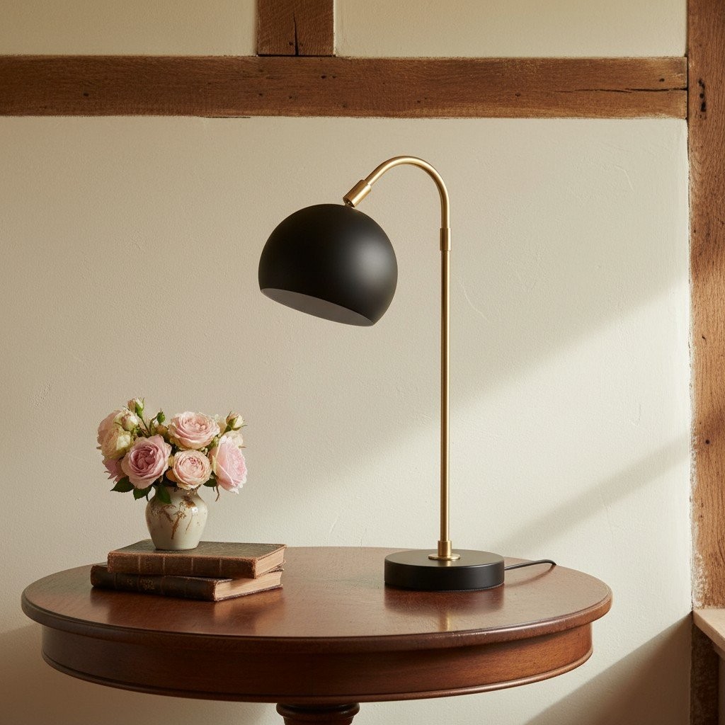 Ornato Luxe Modern Accent Table Lamp - Stylish Home Light K1433