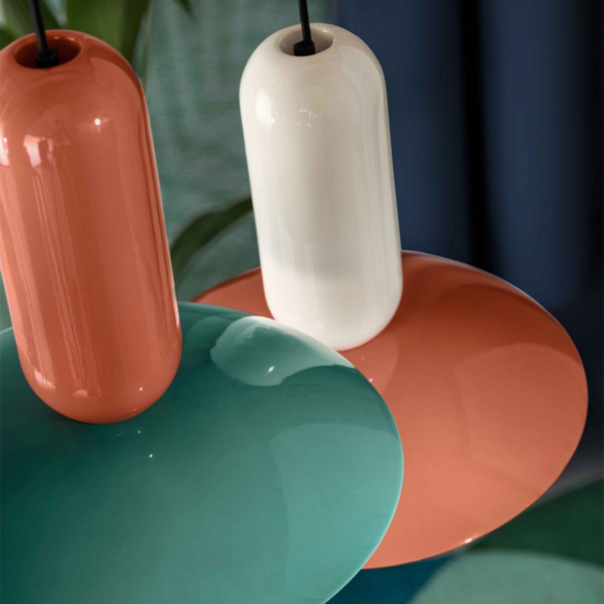 Macaron Frisbee Pau Pendant Light