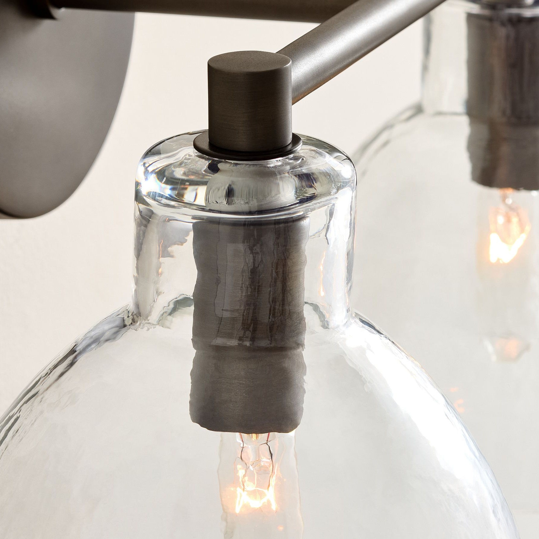 Glavira Recycled Glass Wall Sconce - Modern Brass Wall Lighting K1311