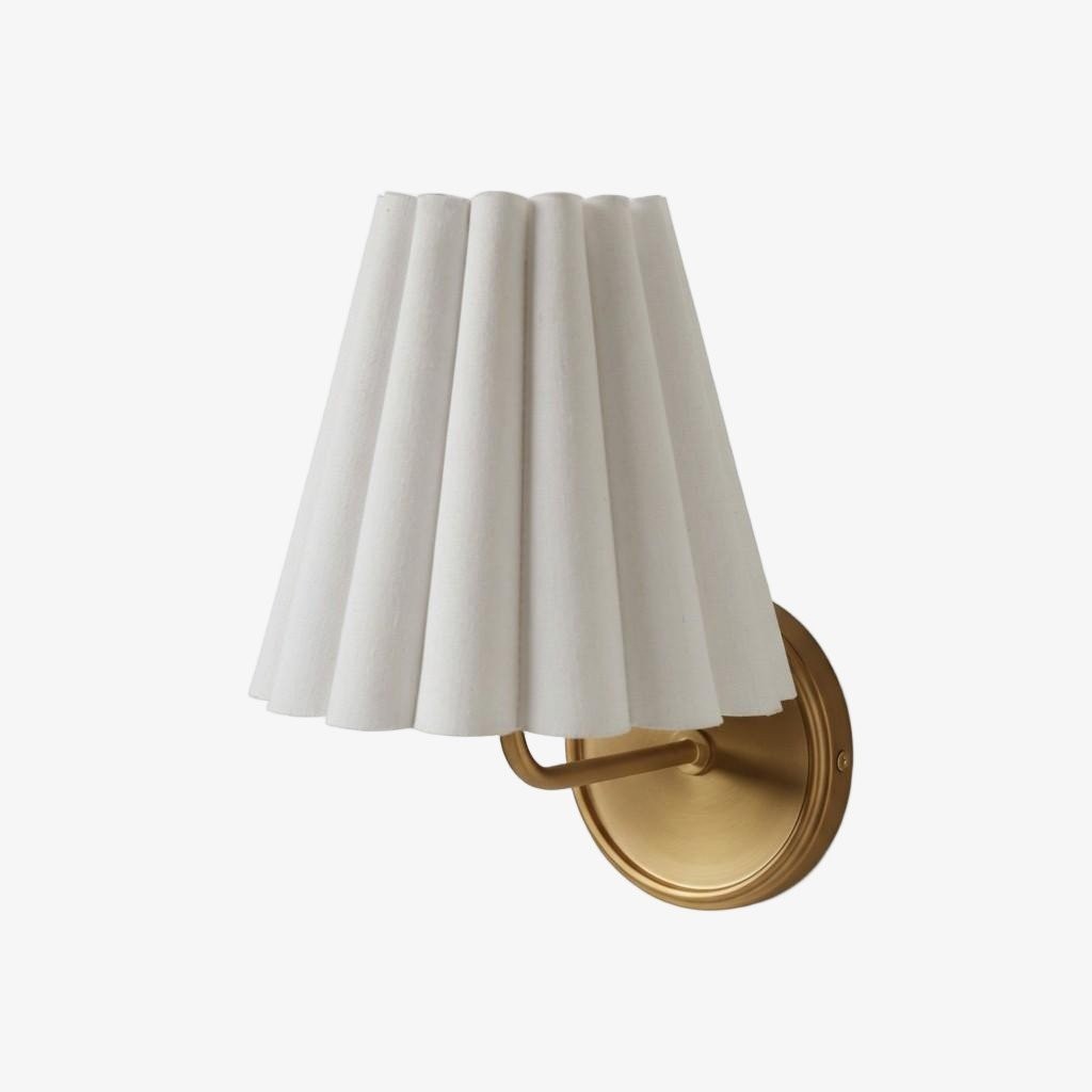 Ruffmeto Modern Pleated Wall Sconce - Decorative Lighting for Interior Spaces K2051