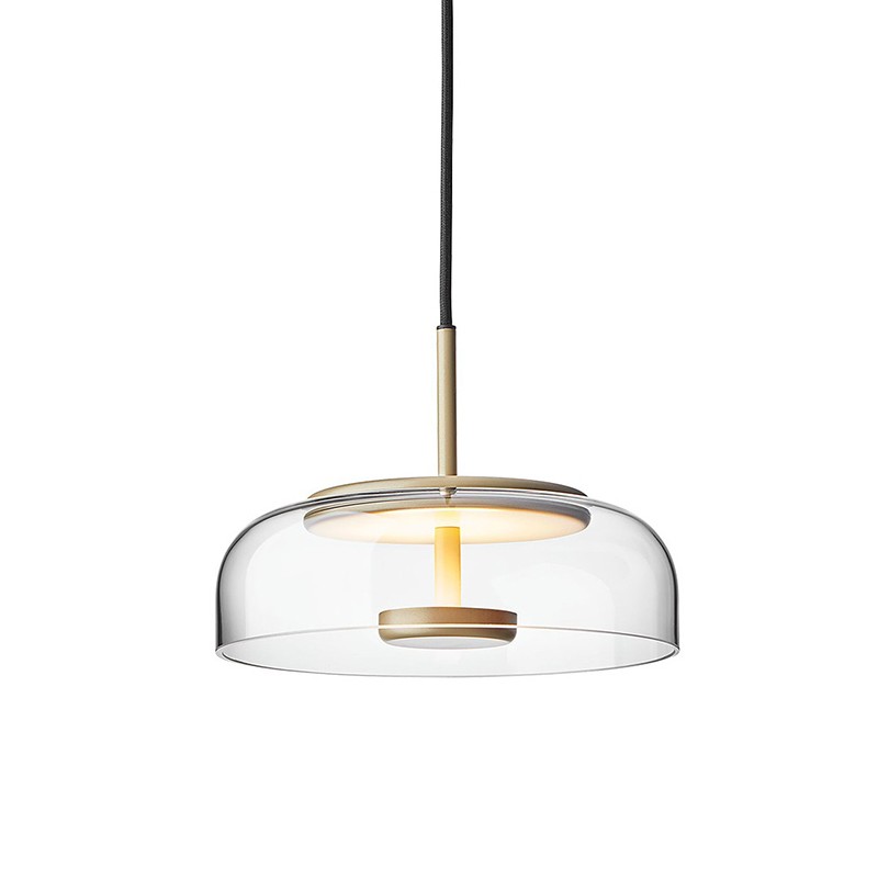 Classic glass pendant lamp