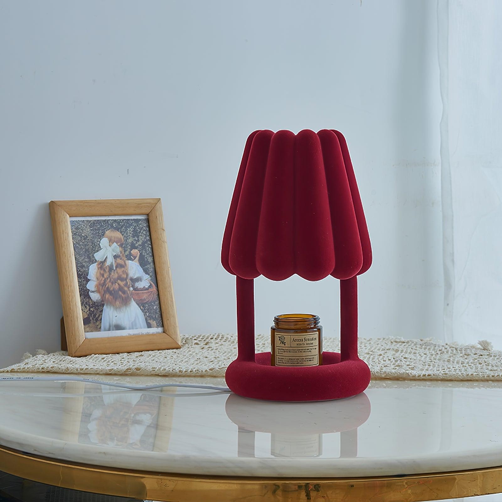 Ice Cream Flocked Resin Table Lamp K335