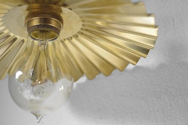 Brass Umbrella Pendant