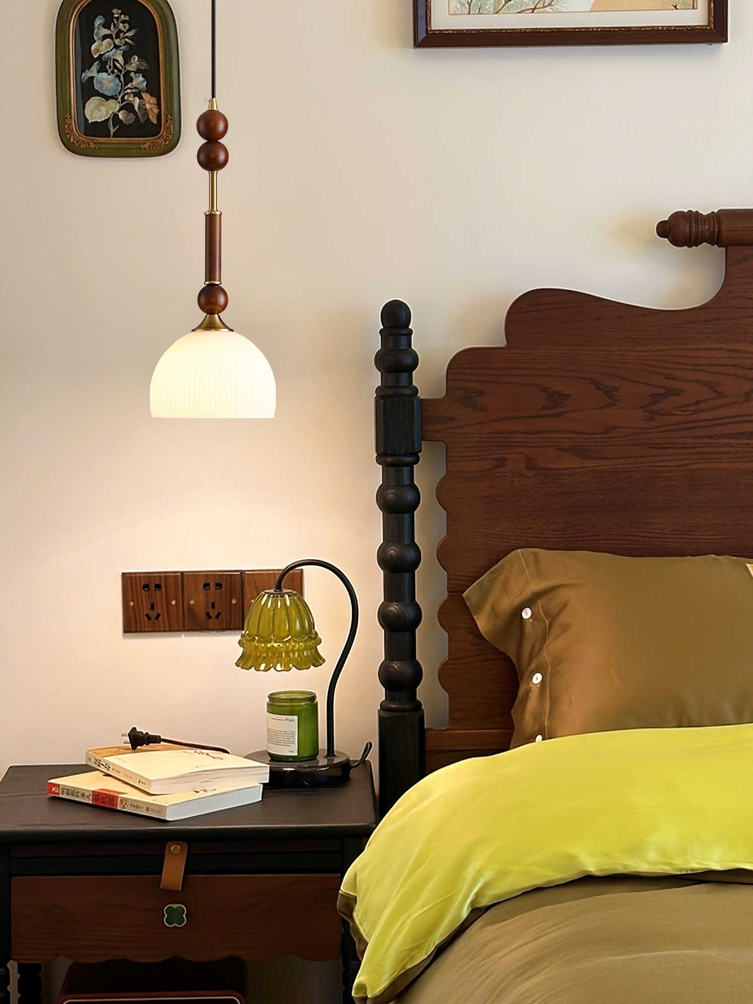 Retro Solid Wood Series Pendant Lamp K637
