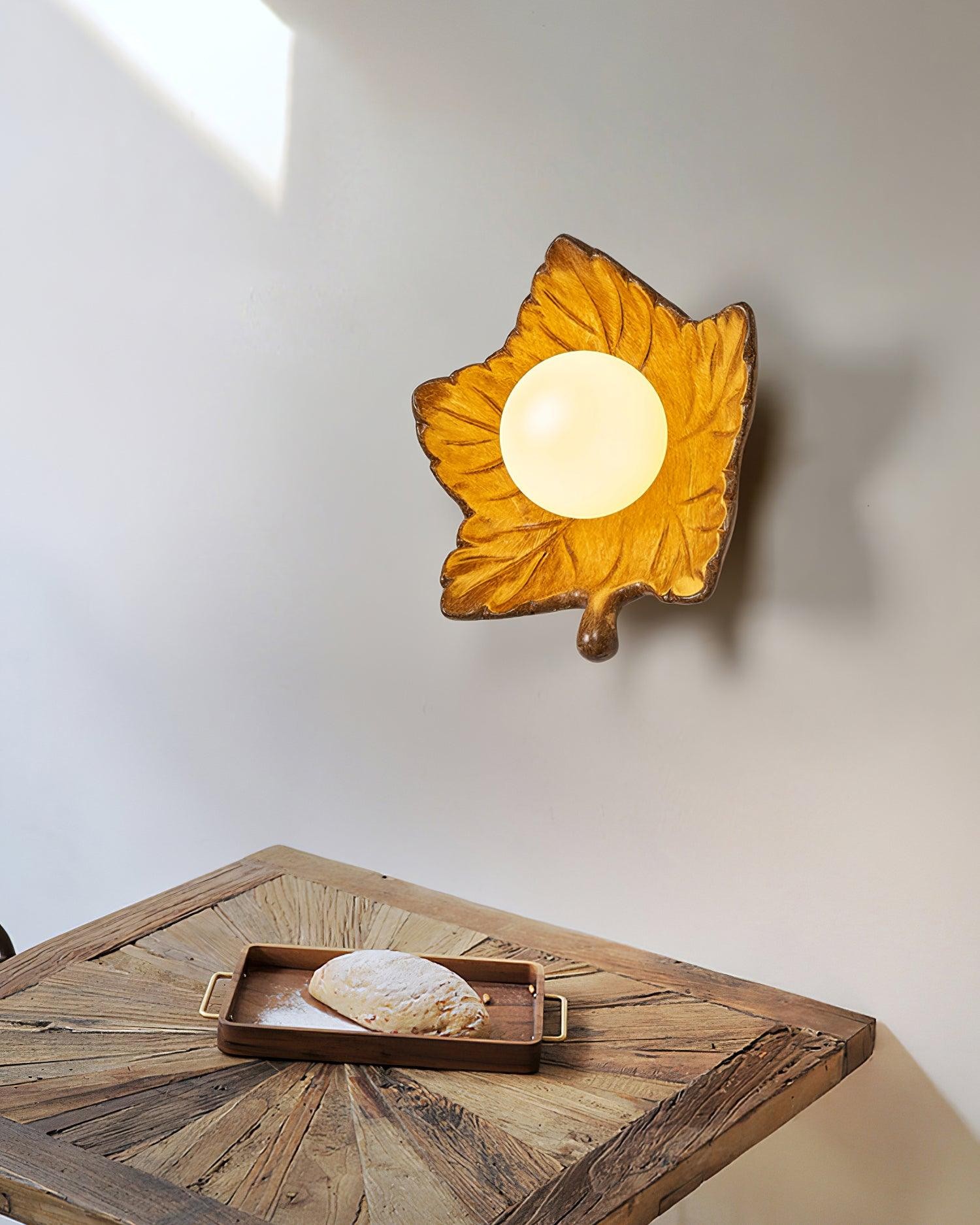 Maple Leaf Wall Light K484