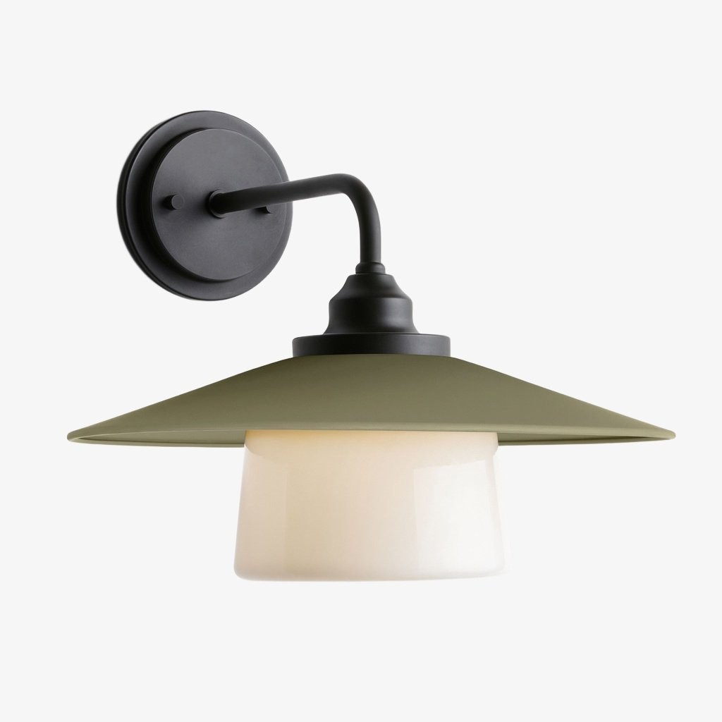 Cordax Utility-Inspired Wall Sconce - Metal and Glass for Indoor Outdoor Decor K2046