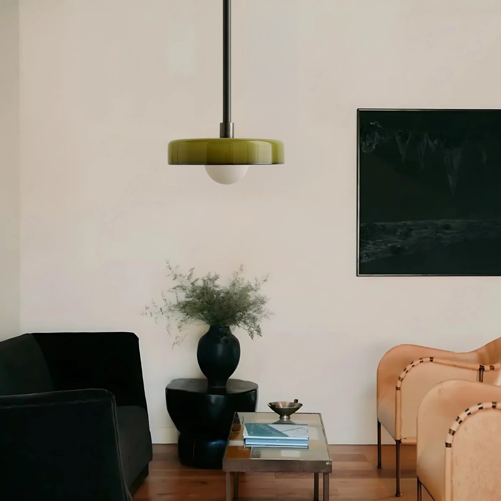 Nordic Metal Rod Disc Orb Pendant Light K943