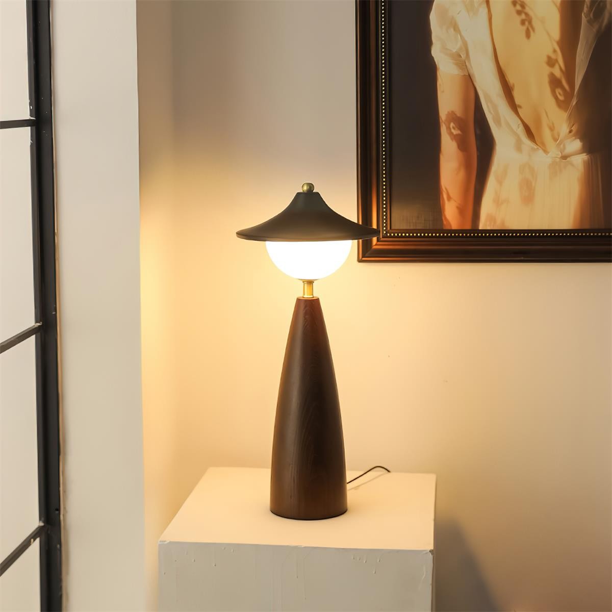 French Retro LED Bedside Table Lamp for Bedroom K719