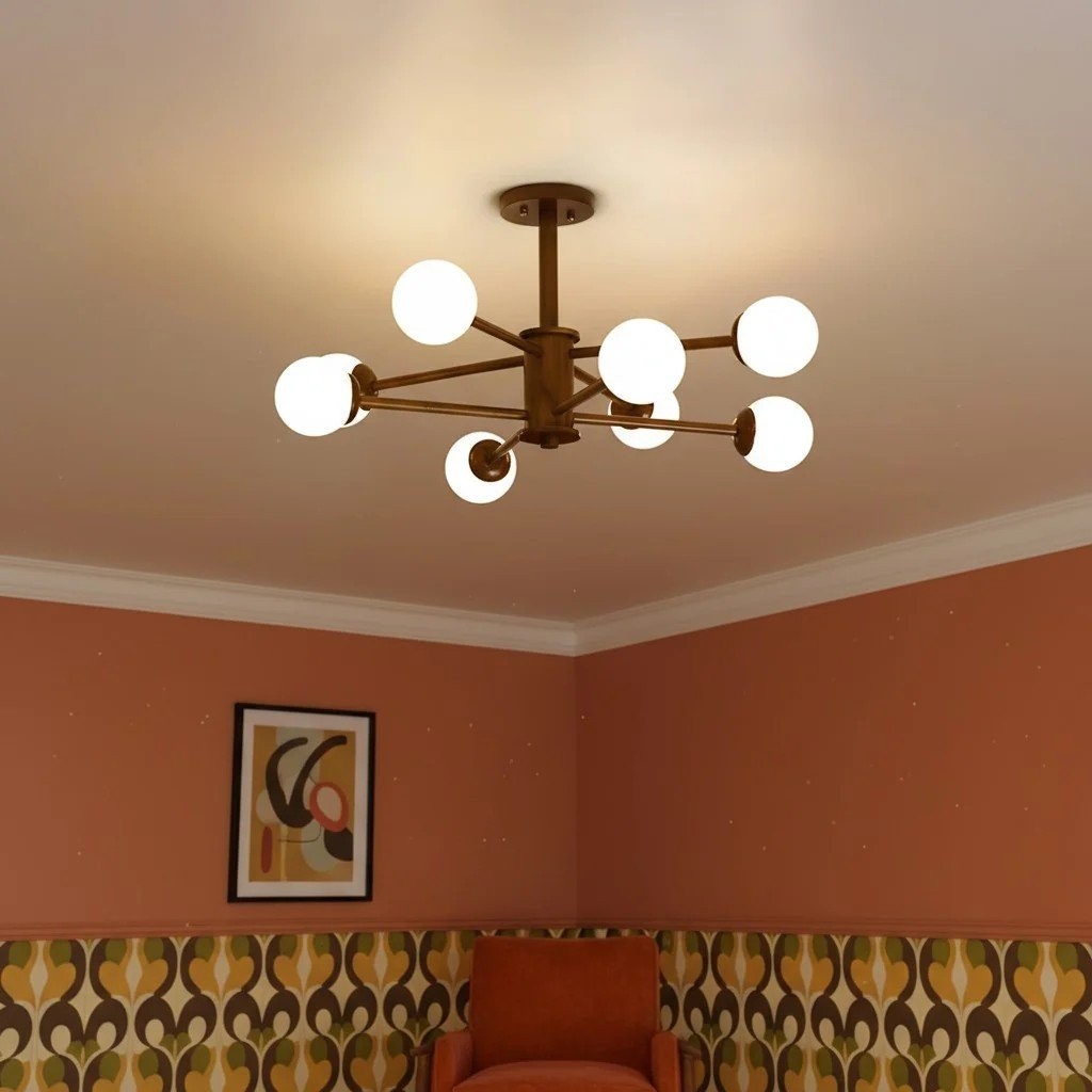 Orrise Molecular Design Ceiling Lamp - Artistic Branch Lighting Chandelier for Home Spaces K2103