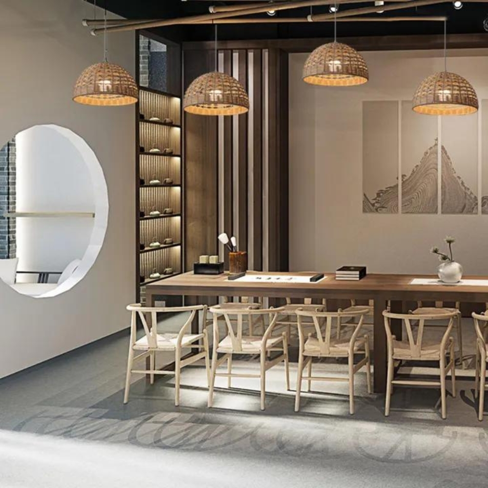 Modern Enlightenment Bamboo Pendant Light D901