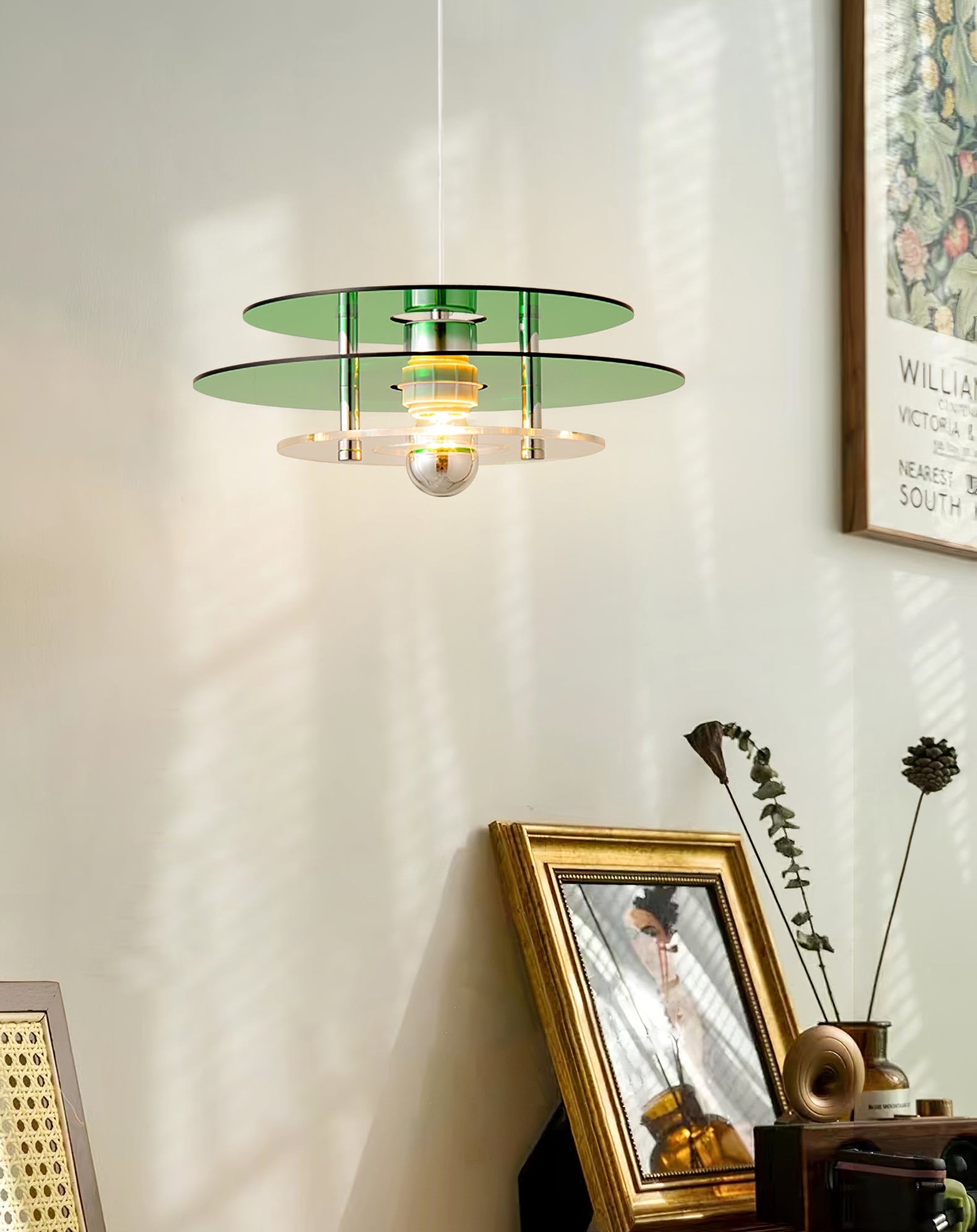 Triple Disc Pendant Light K1089