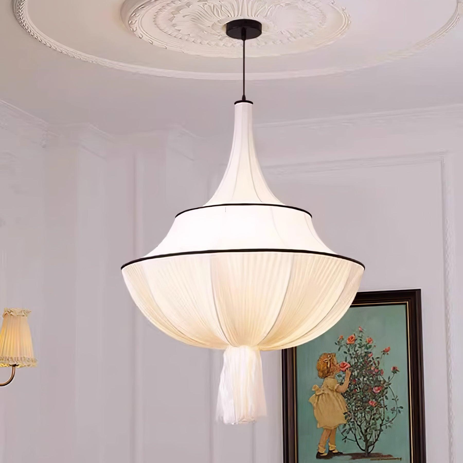 Fabric Art Decorative Pendant Lamp K499