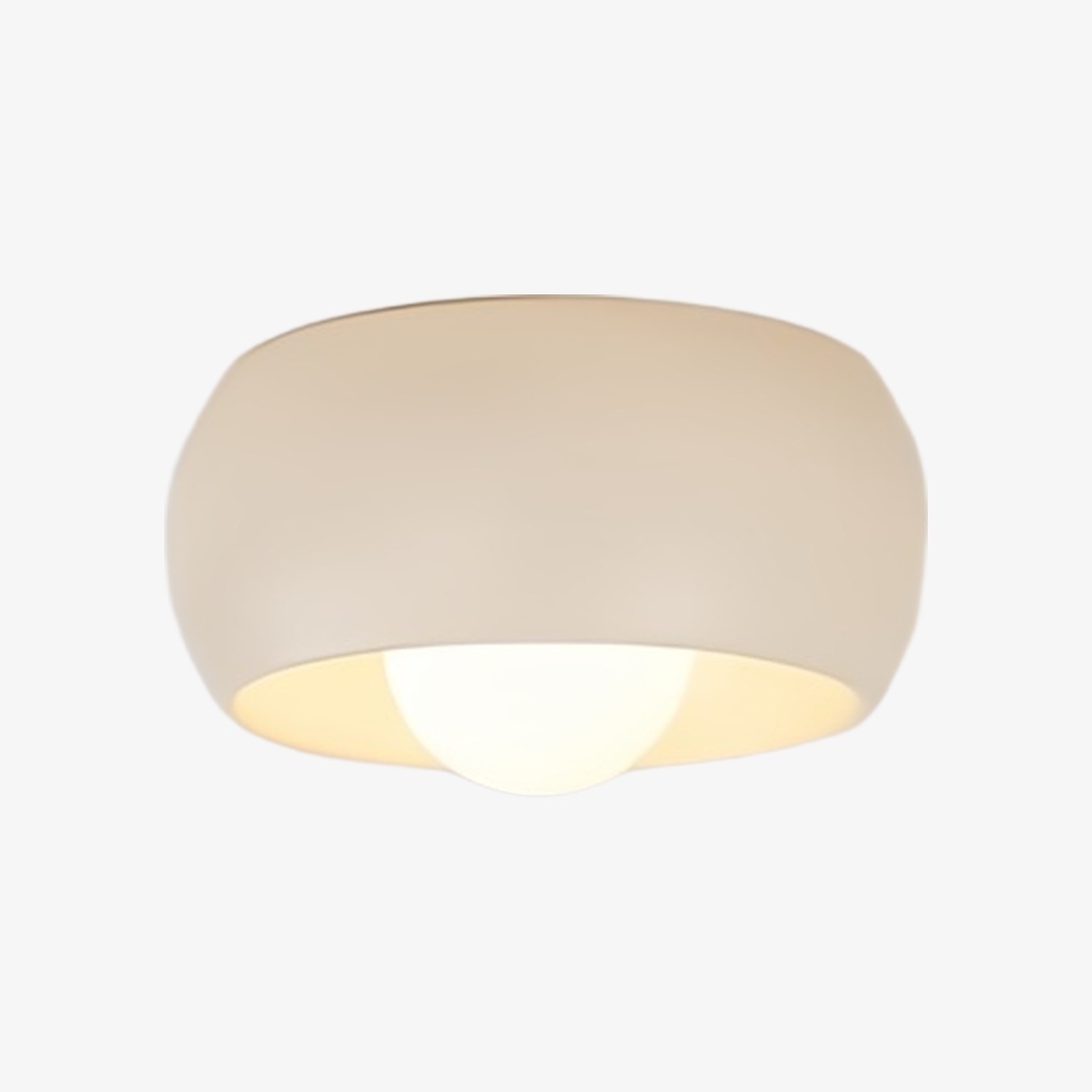 Aurelox Round Flush Mount Ceiling Light Clean Geometric Fixture - Contemporary Indoor Lighting K2312
