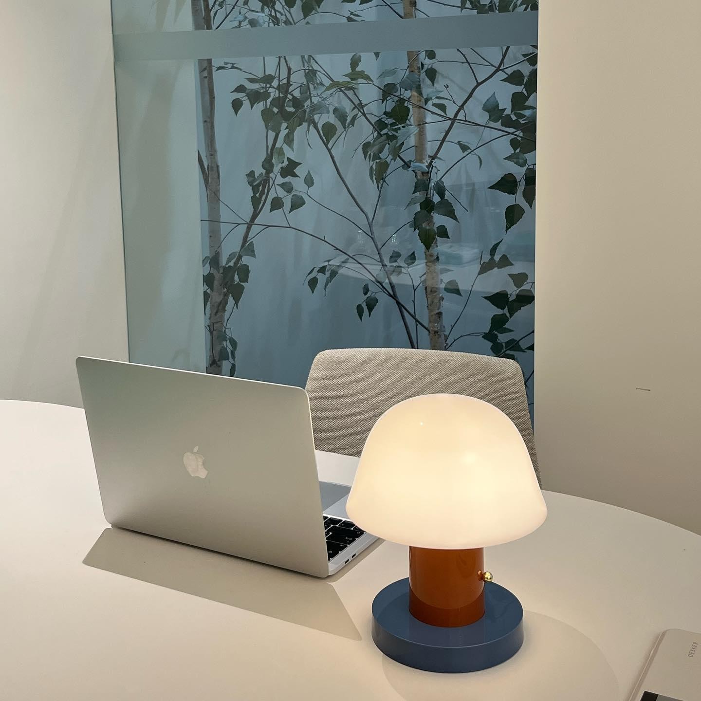 Minimalist Mushroom Cordless Table Lamp K533