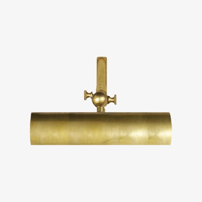 Libris Cylinder Picture Light - Metal Shade Wall Lamp for Living Room or Bedroom K2178