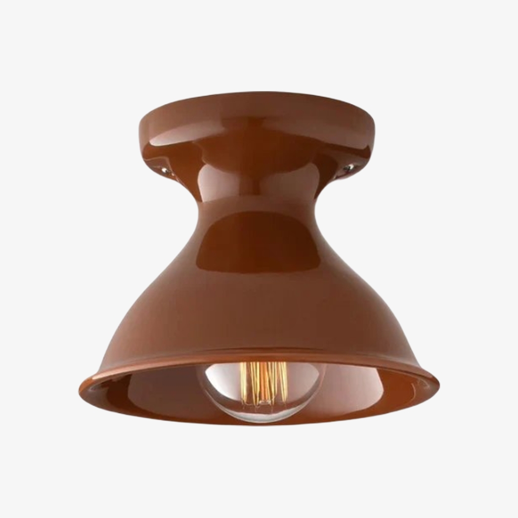 Dravin Bowl Ceramic Ceiling Light - Minimalist Colorful Ceiling Lamp for Kitchen K2351