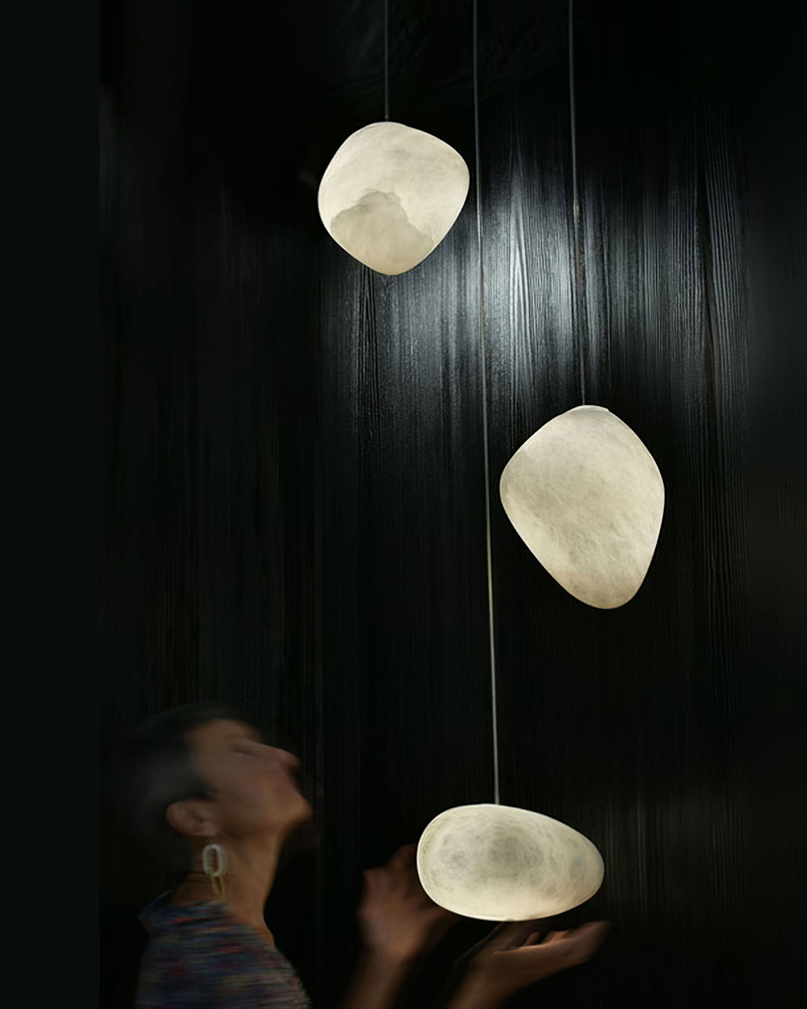 Pebbles Alabaster Pendant Lamp K584