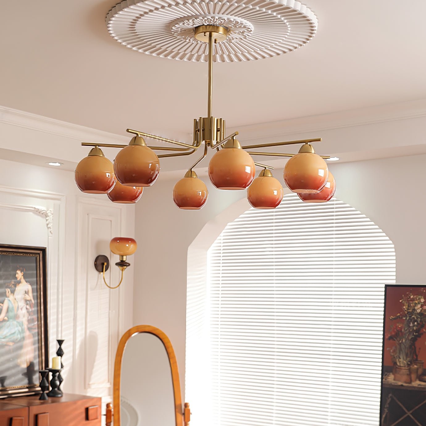 Creative Caramel Spherical Pendant Lamp K293