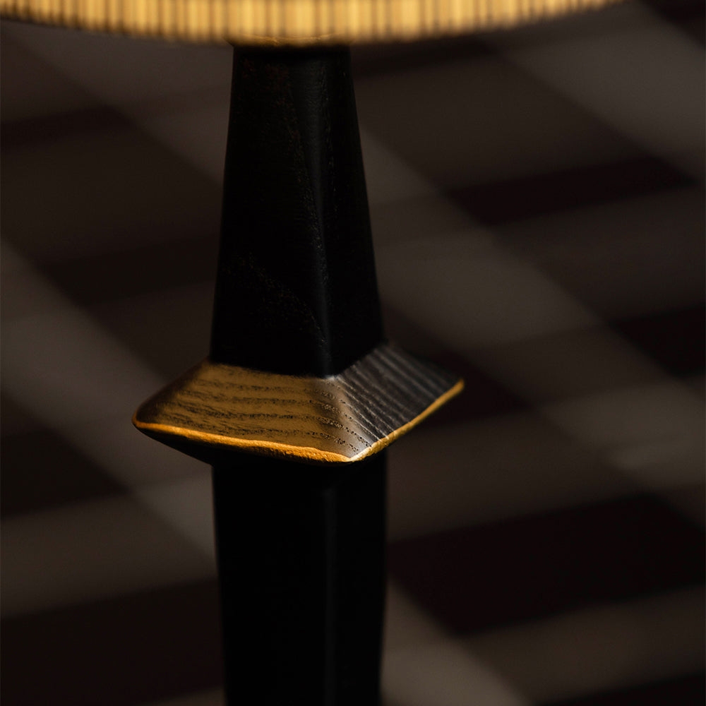 Devon Black Table Lamp (Built-in Battery) D709
