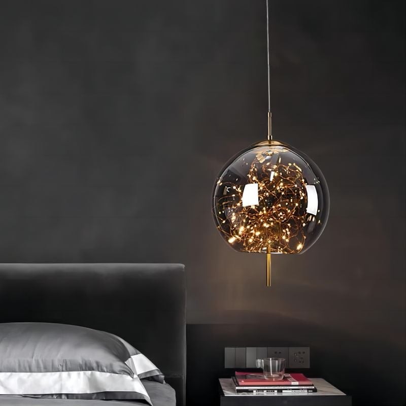 Scandinavian Cylinder Oval Glass Pendant Light K333