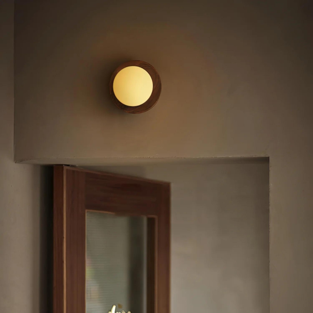Nordic Minimalist Natural Wood LED Wall Light D780