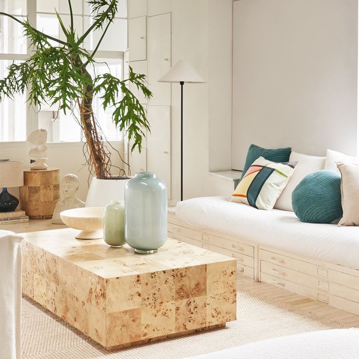 Diora Table & Floor Lamp - Linen Shade Modern Linear Style Sophisticated Accent K1168