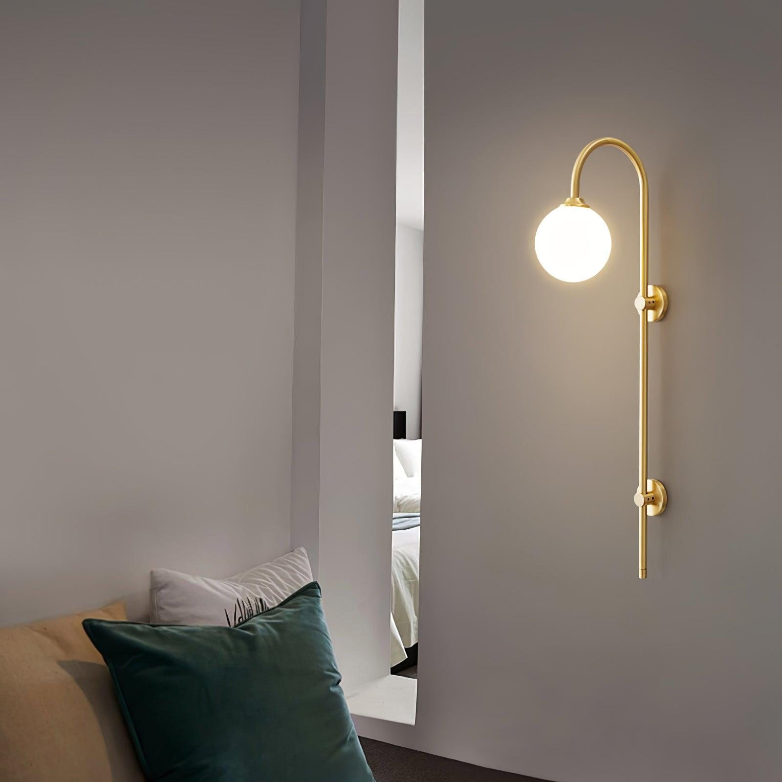 Globe Brass Wall Sconce K410
