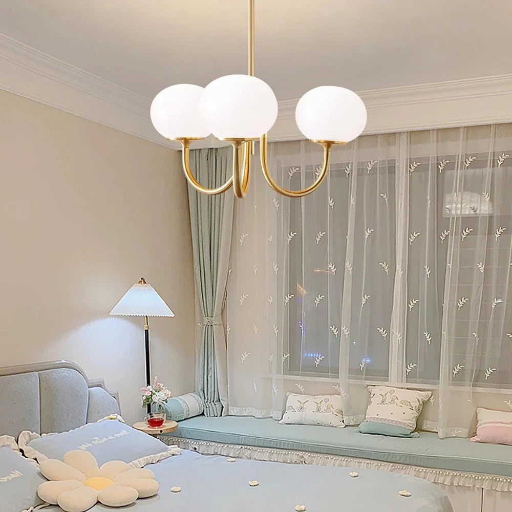Marshmallow Modern Glass Chandelier D776