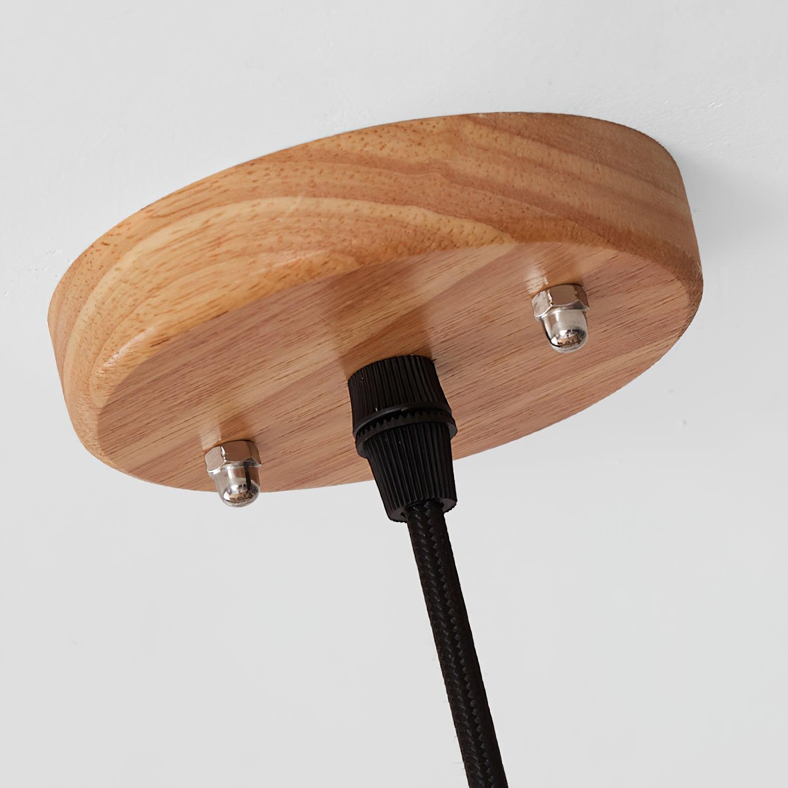 Wooden Log Color Cage Pendant Light K654