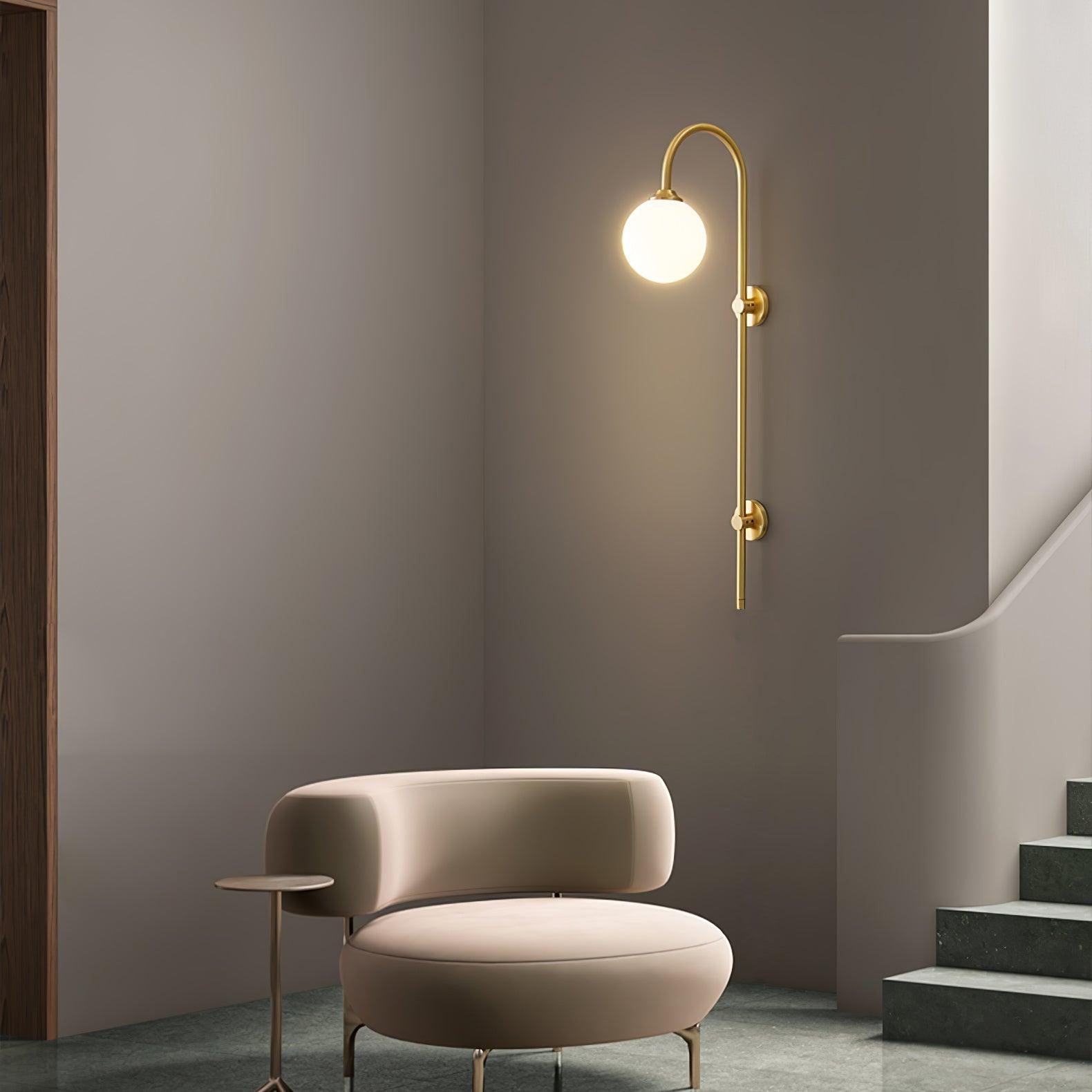 Globe Brass Wall Sconce K410